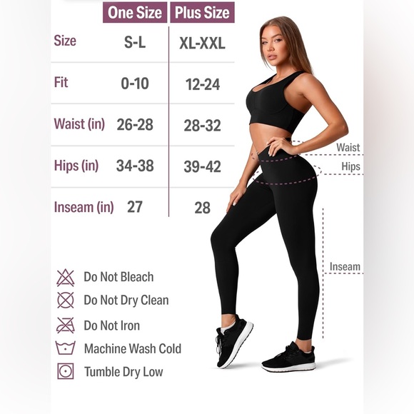 Satina Brand High waisted leggings - Picture 4 of 6